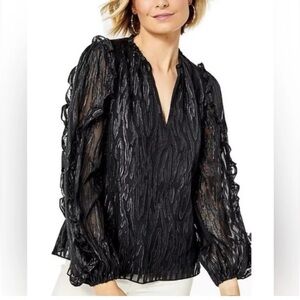 Lilly Pulitzer NWT Ardith Silk Top Zebra Metallic Clip Onyx $178 Size XXS